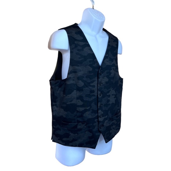 Sz L Joseph Abboud Slim Fit JOE Camo Vest - Picture 4 of 7